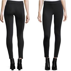 NWT Vince Tech Ponte Back-Seam Thick Black Legging XS